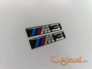 M3 stiker oznaka za auto